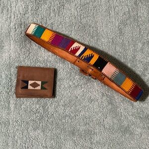 Belt and wallet